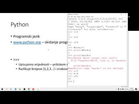 Radno okružje Python - YouTube