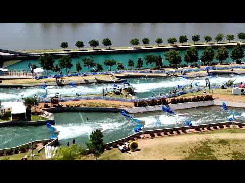 FOX 25 Drone footage of the RIVERSPORT Whitewater Center