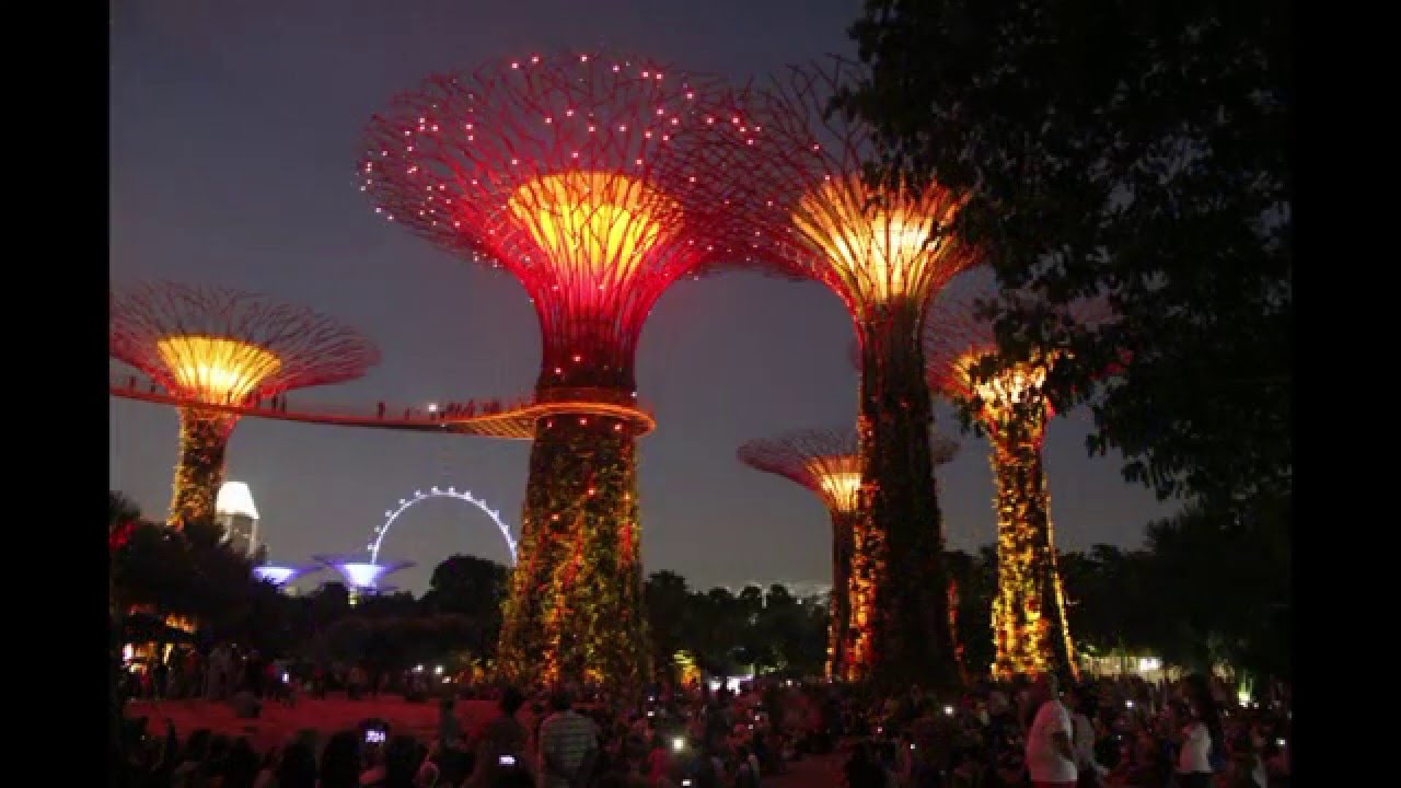 Garden By The Bay Night singapore. gardensthe bay. night light show. 2016-01-16. - youtube Garden By The Bay Night singapore. gardensthe bay. night light show. 2016-01-16. - youtube