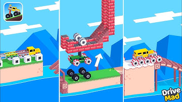 DRIVE MAD KIT 5 GAME IN FANCADE 1 TO 9 LEVEL COMPLETE ANDROID/IOS GAMEPLAY || GAMING CUBE