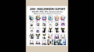 200 Halloween Clipart Bundle, PNG Sublimation Designs, Commercial Use, Instant Download, Lifetim... 200 Halloween Clipart Bundle, PNG Sublimation Designs, Commercial Use, Instant Download, Lifetim...