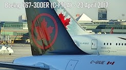 Air Canada AC117 - Toronto to Calgary - Boeing 767-300ER (C-FTCA) 