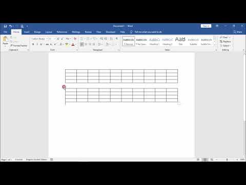 Video Hướng dẫn chia và gộp bảng trên Word - youtube
