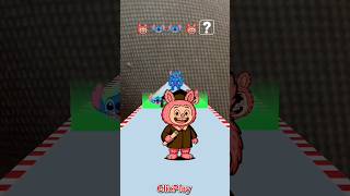 😱 Labubu vs Stitch! Who Will Win the Ultimate Challenge? 🔥 #Labubu #Stitch #Gaming #Shorts