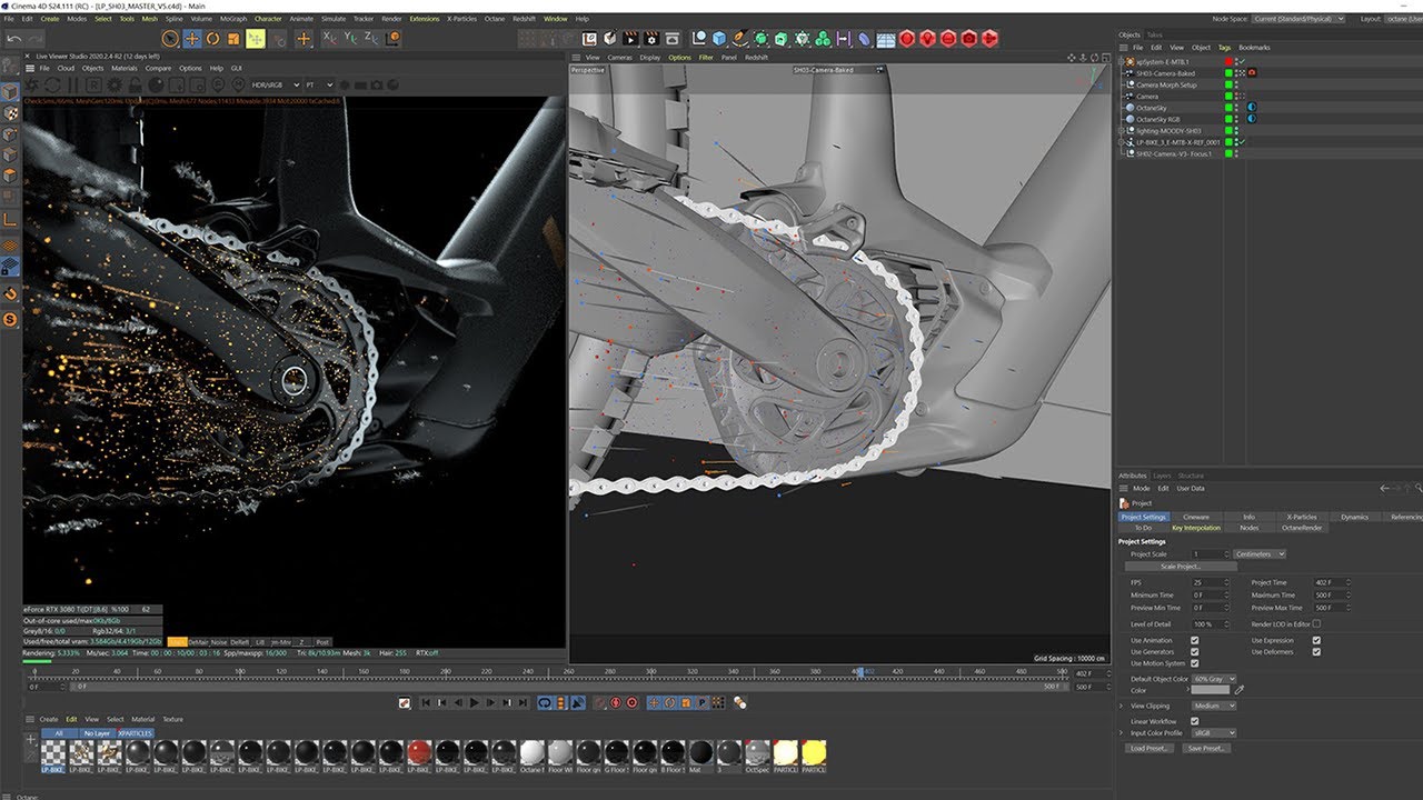 Lapierre - 75th Anniversary | Maxon Cinema 4D Octane Render Houdini ...
