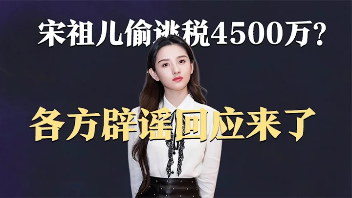 宋祖兒被實名舉報偷逃稅4500萬，前公司辟謠，稅務專管員也回應了 - 天天要聞