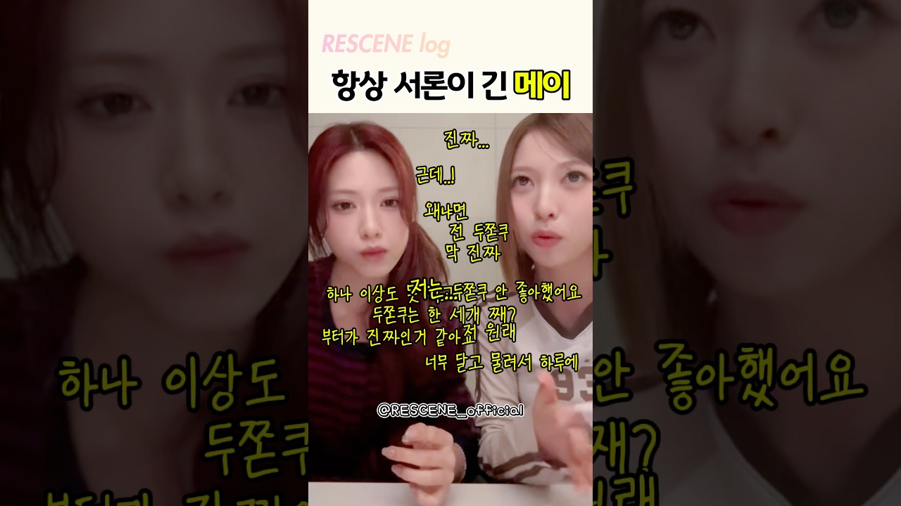 장황스러운 메이의 서론