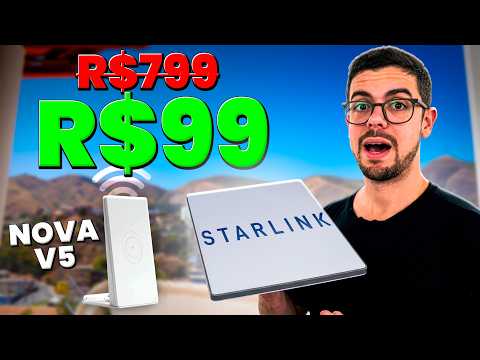STARLINK com PREÇO HISTÓRICO no Brasil! Mini por R$99 e Nova V5