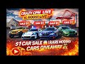 🚗 CRAZY CPM BOOST LIVE 🔥 | $1 CAR SALE 😱 | RARE MODDED CARS GIVEAWAY 💸