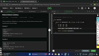 Distance calculation in java