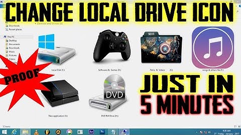 How to change local disk drive icon in minutes| Change Hard disk drive icon with Proof| 100% working