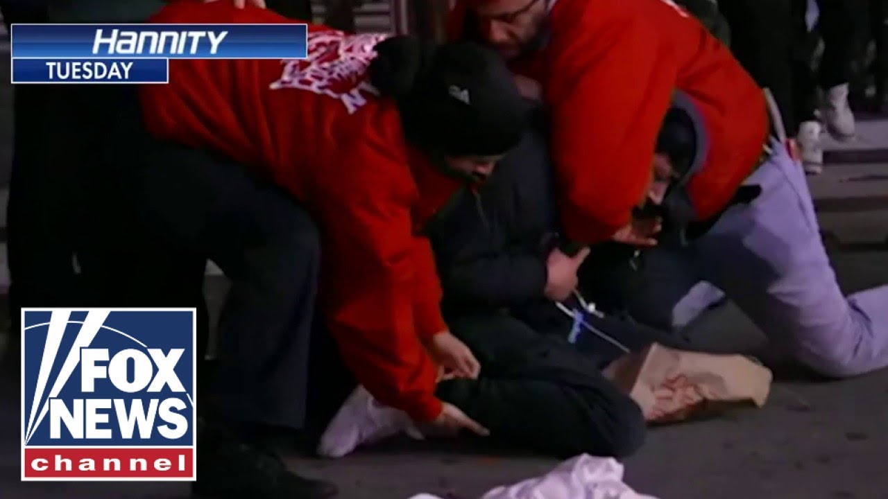 Guardian Angels tackle alleged shoplifter on live TV