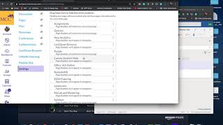 Setting up the Navigation in Canvas