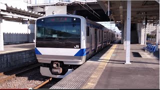 【代走】JR水戸線E531系K452編成　結城駅発車