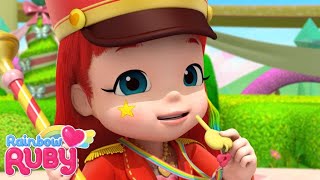 Rainbow Ruby - Wakey Wakey // Rules of the Road - Compilations 🌈 Videos for Kids 🎵