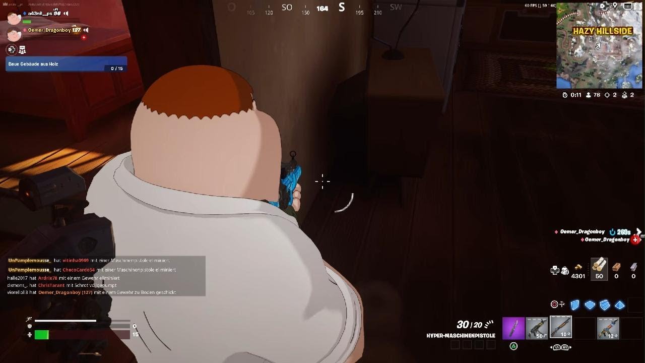 der Typ ist eif gespawnt