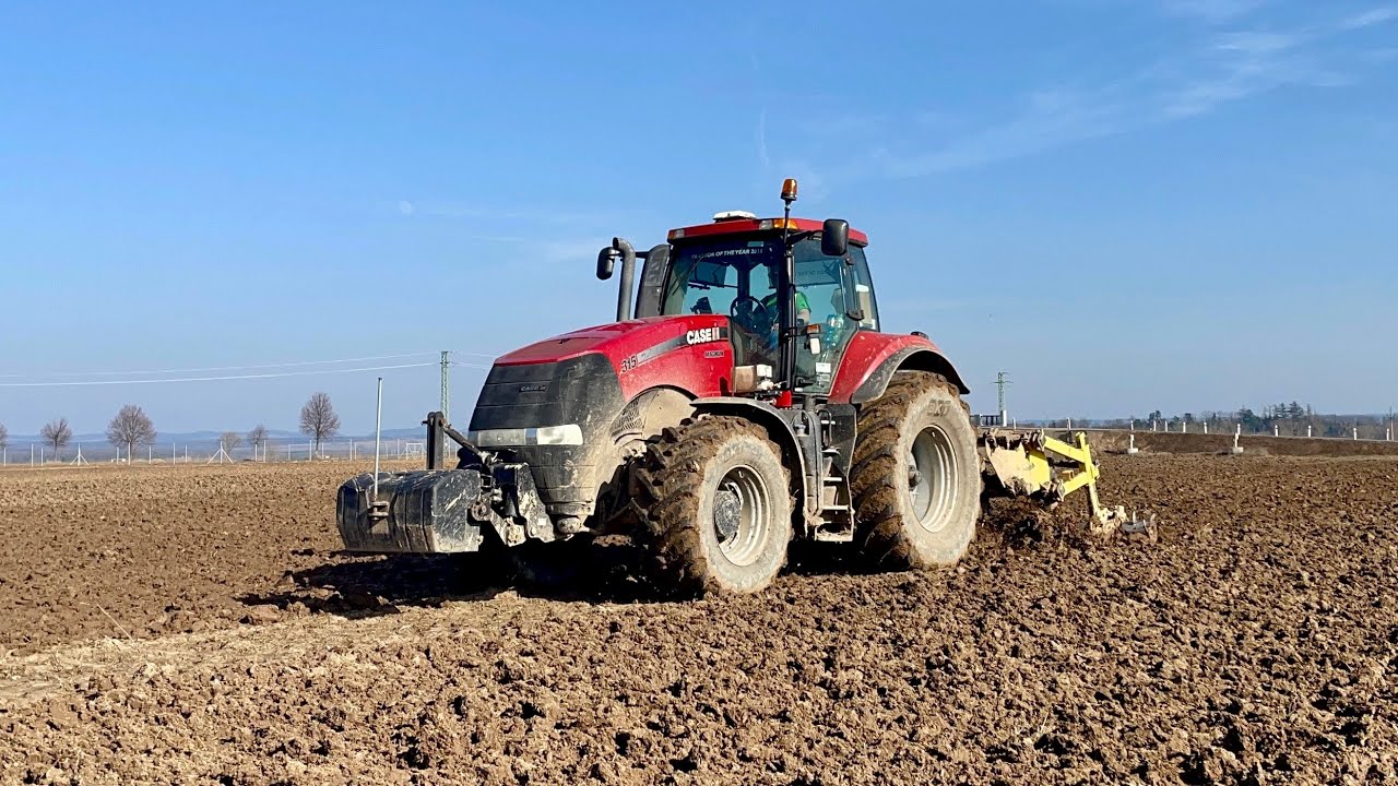 First undermining of the year! Case Magnum 315+Bednar Terraland:)