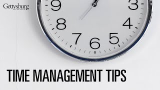 Time management tips for college students
