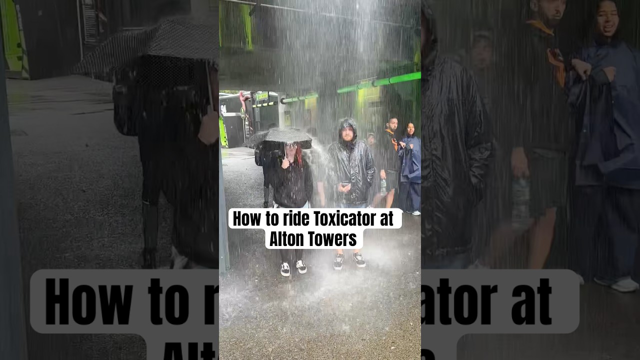 How to ride Toxicator at Alton Towers 