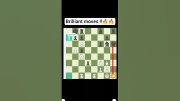 Brilliant !! moves in a row ⚡♟️#chess🔥🔥 #chessshorts #viral