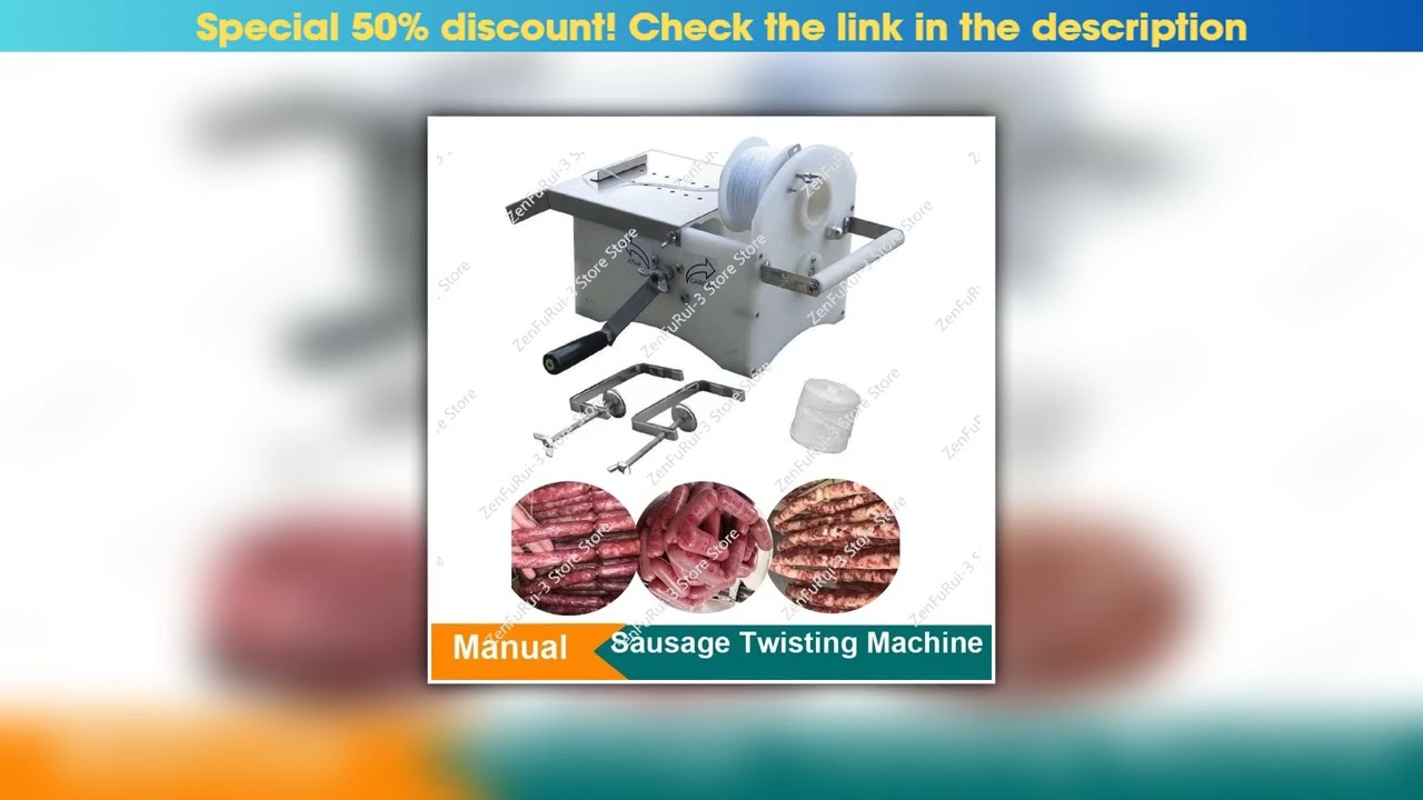 Slide Food Grade PC Manual Sausage Tying Machine Sausage Knotting Machine Sausage Tying Linker Tier