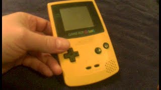Ebay Deals Teardown and Repair - Yellow Nintendo Gameboy Color - Bad Audio