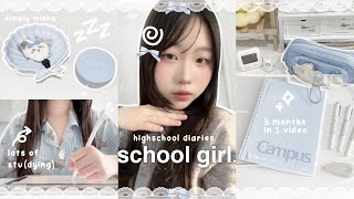 SCHOOL-GIRL diary 🍮🎐 : busiest stu(dying) days, lots of projects, emotional competition win | ep.6