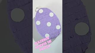 Dulcero De Pascua Fácil Con Cartón Y Papel Crepé