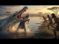 3 Million Years Ago: How Early Humans Hunted Crocodiles and Survived in the Wild #prehistoric #ai 