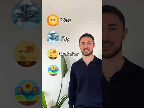 Seasons in Turkish 🌸