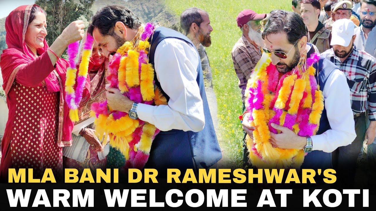 Public of Koti Village Warmly Welcomes MLA Bani Dr Rameshwar Singh first time after winning