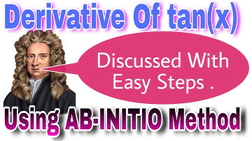 Derivatives Of tanx | Derivatives | AB-INITIO METHOD | PLUS TWO MATHS | FIRST PRINCIPLES METHO |