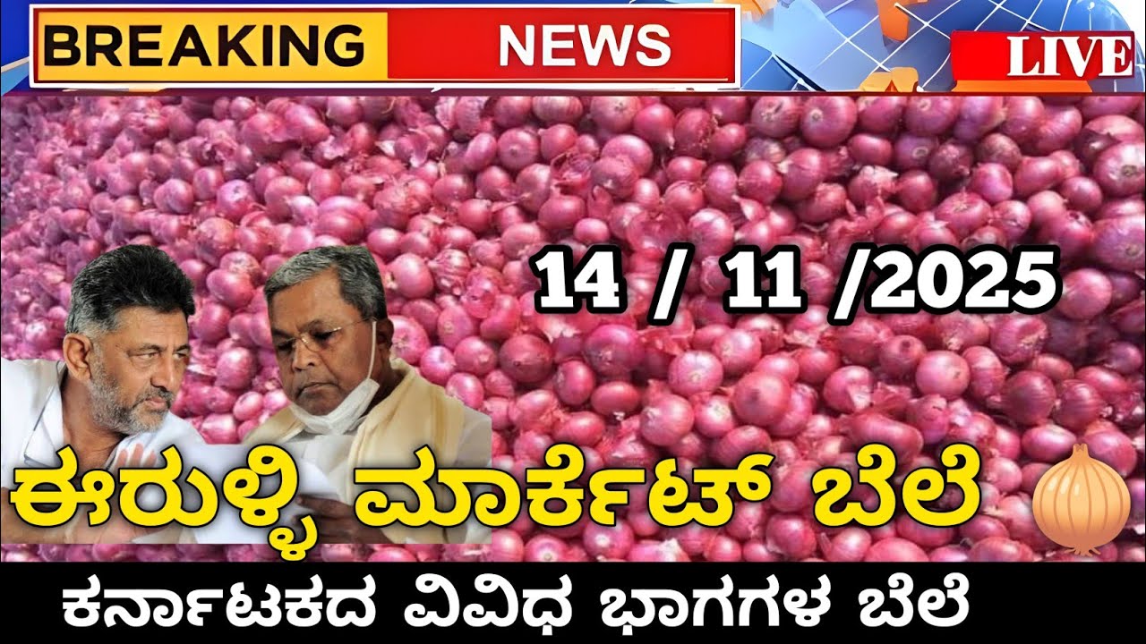 ಇಂದು APMC ನಲ್ಲಿ ಈರುಳ್ಳಿ ದರ 🧅 ಅಪ್ಡೇಟ್ ಈರುಳ್ಳಿ ಬೆಲೆ ಎಷ್ಟು? | Onion Market Price Today || ರೈತರು ಗಮನಿಸಿ!