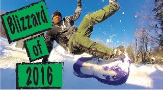 Extreme Sledding | Blizzard of 2016 | GoPro Sledding