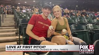 Fans at Diamondbacks date crashed by viral tweets