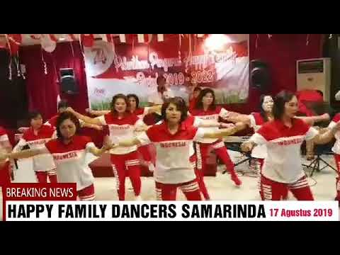 MERAIH BINTANG LINE DANCE BY HAPPY FAMILY DANCERS SAMARINDA, 17 AGUSTUS 2019