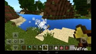 Minecraft PE Throwable Axes Mod