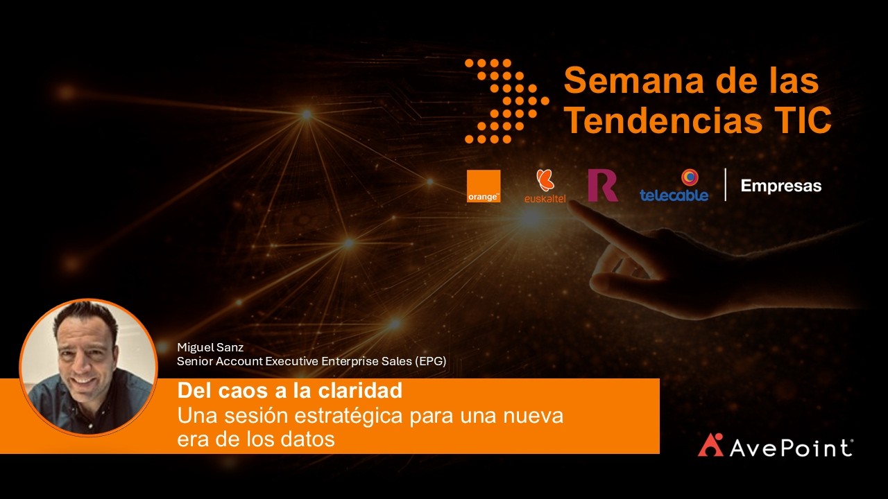 Semana de las Tendencias TIC 2026 | Del caos a la claridad en la gestión del dat