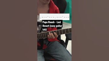 Thumbnail of Easy guitar tab: Papa Roach - Last Resort