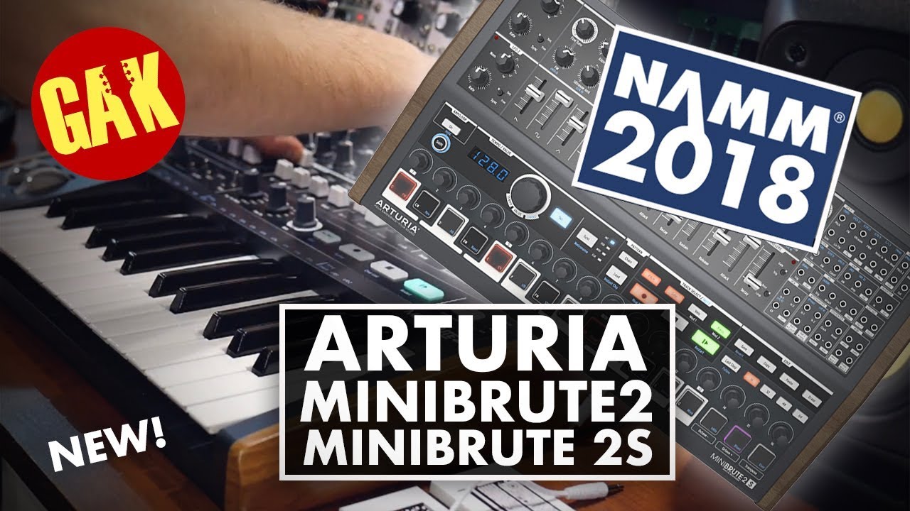 NAMM 2018 | NEW Arturia Matrix MiniBrute 2 Series