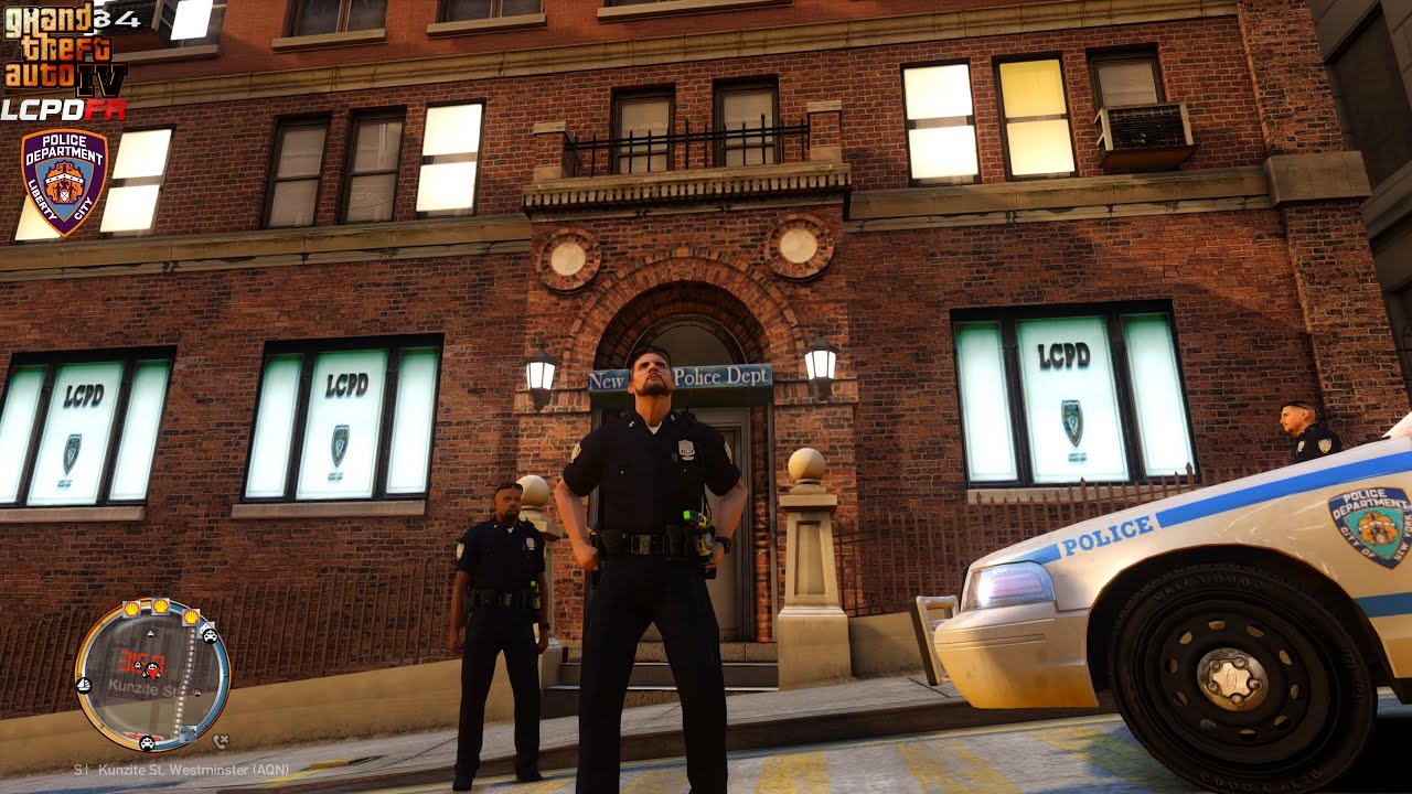 GTA IV - LCPDFR 1.1🚔 - LCPD/NYPD - CVPI Patrol - Shootouts | Wanted Suspects | Shots Fired - 4K