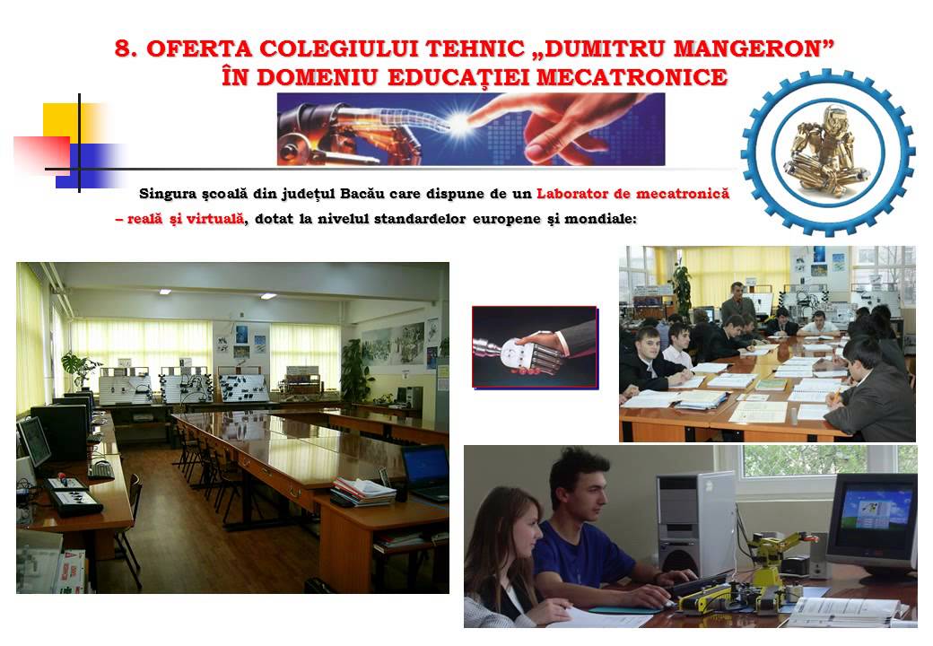 Oferta educationala   Tehnician mecatronist