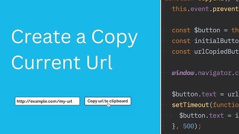 How to create a copy current url to clipboard in webflow | Copy url | url copy to clipboard in Js