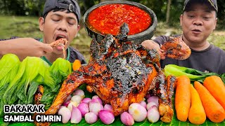 KACIDA NGEUNAH NA ! MUKBANG BAKAKAK AYAM KAMPUNG SAMBAL CIMRIN + BAWANG JAHAT + LALAPAN REBUSAN