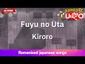 Fuyu No Uta Kiroro Romaji Karaoke No Guide