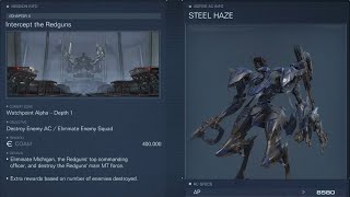 Armored Core 6: Rusty's STEEL HAZE Intercept the Redguns [S-Rank]