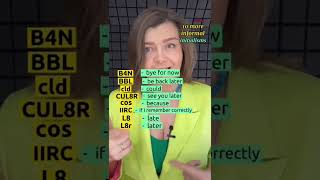 10 more informal initialisms