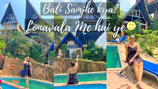 VLOG| Bali Like Sky Villa In Lonavala-Tree House &amp; Private Pool | Rumourss Sky Villa Lonavala