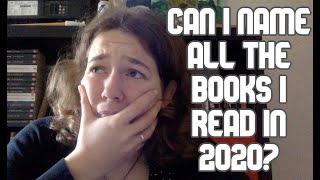 Can I name all the books I read in 2020?