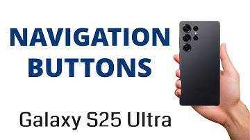 How to SET the NAVIGATION BAR to BUTTONS on the Galaxy S25 Ultra!